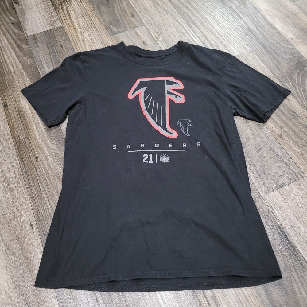 Women’s Atlanta Falcons‎ NFL Fanatics T-Shirt Size Medium Hall Of Fame Saunders